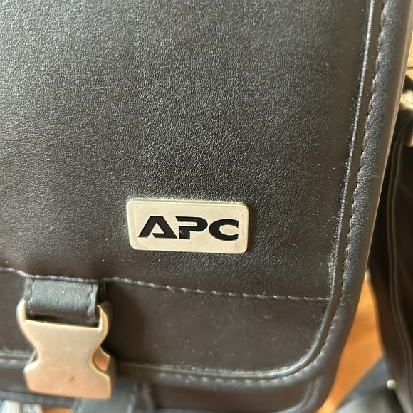 Leather shoulder briefcase bag - Picture 2 of 6